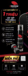 FREEDOM KHỞI ĐỘNG CHIẾN DỊCH “LÀM SẠCH 1 TRIỆU CÂY VỢT MIỄN PHÍ” TẠI VIỆT NAM