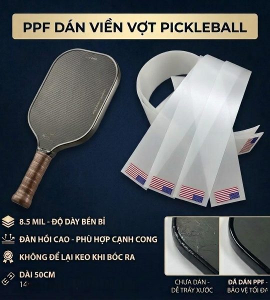 Dán viền vợt Pickleball – PPF 8.5