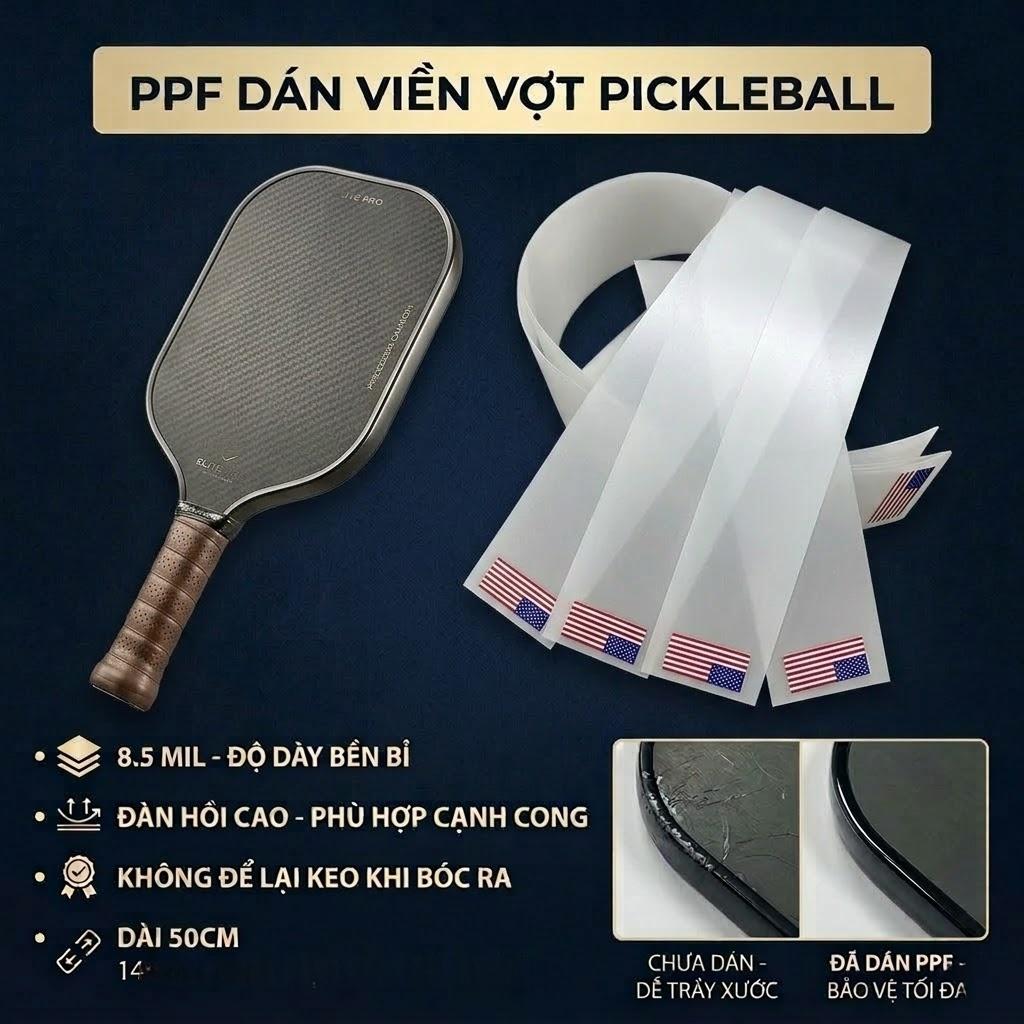 Dán viền vợt Pickleball – PPF 8.5